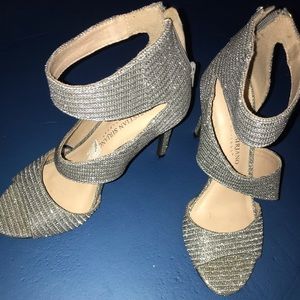 Silver heels